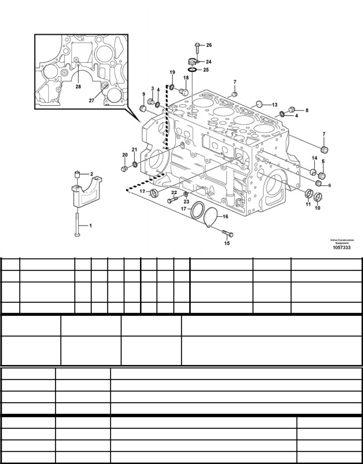 Sample 7 of Volvo CE EC140B LC Engine Parts Catalog [PDF]