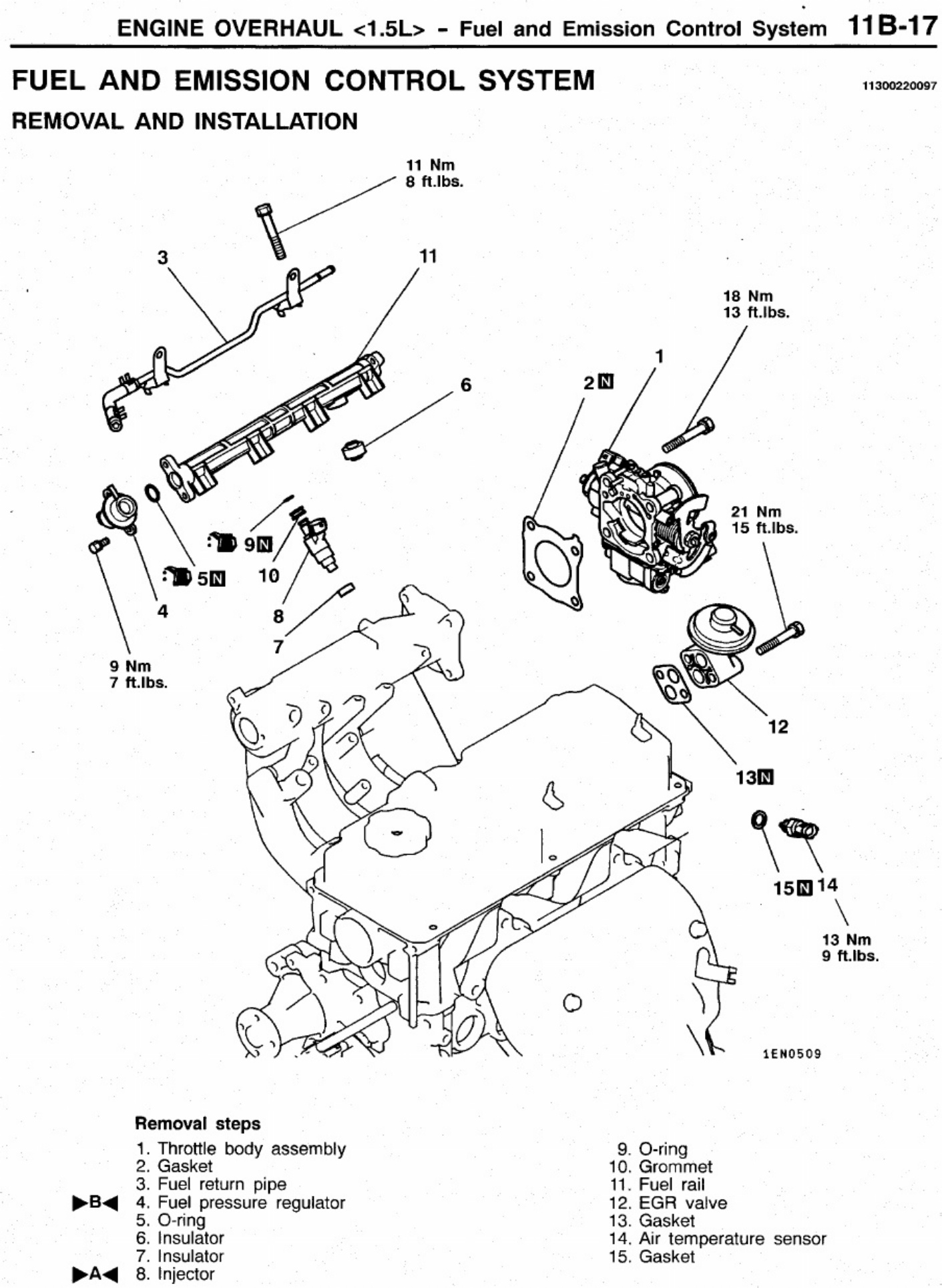 Sample 5 of Caterpillar Engine Overhaul Specifications 1 5L Technical Manual [PDF]