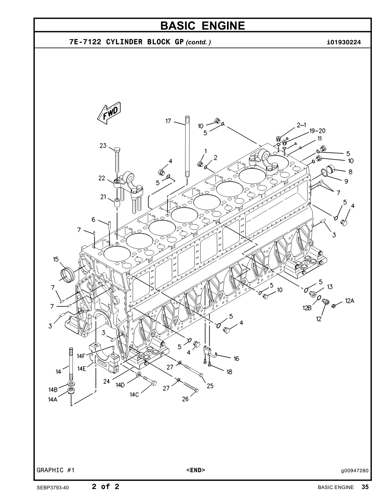 Sample 4 of Caterpillar G3608 Industial and Generator Heavy Duty Diesel Engine Parts Catalog [PDF]