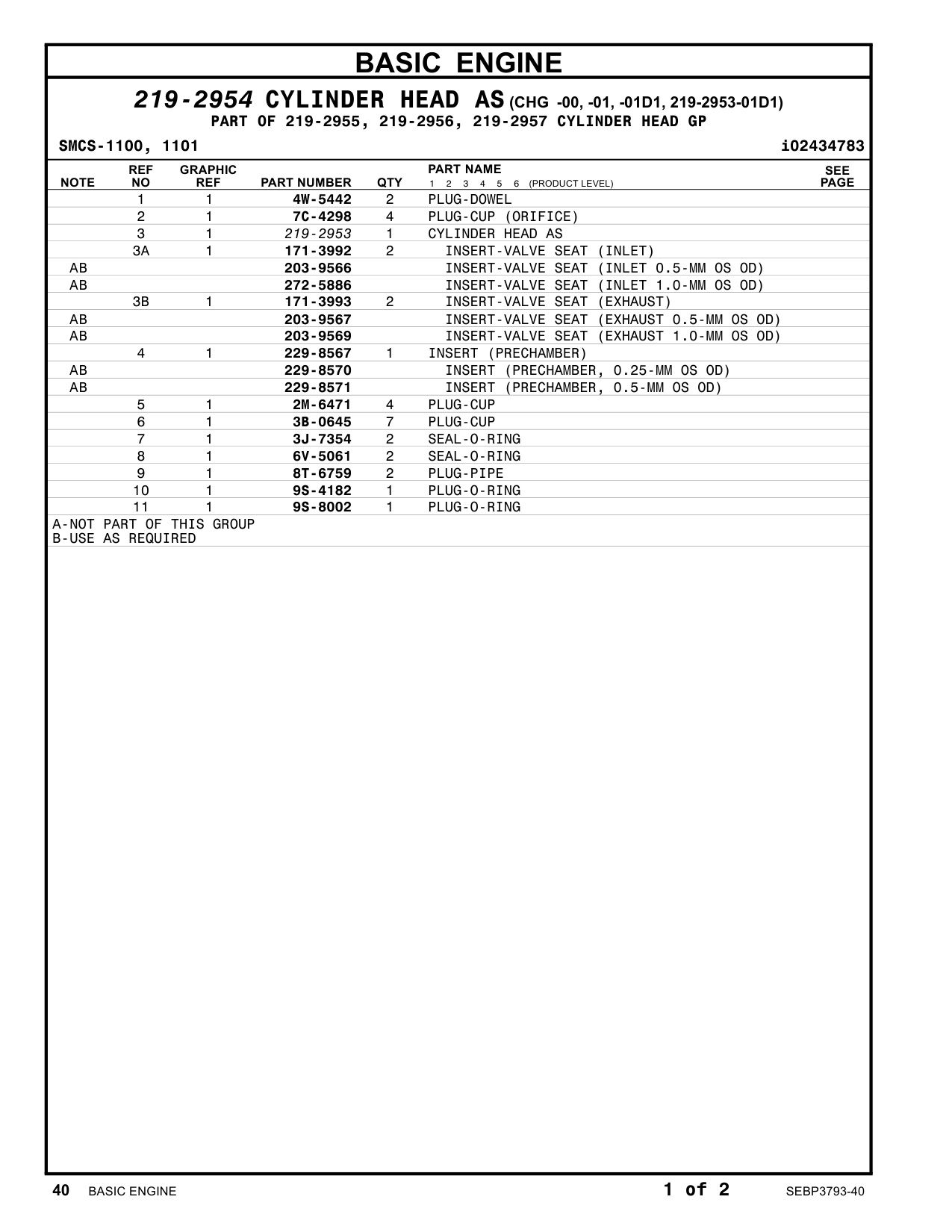 Sample 5 of Caterpillar G3608 Industial and Generator Heavy Duty Diesel Engine Parts Catalog [PDF]