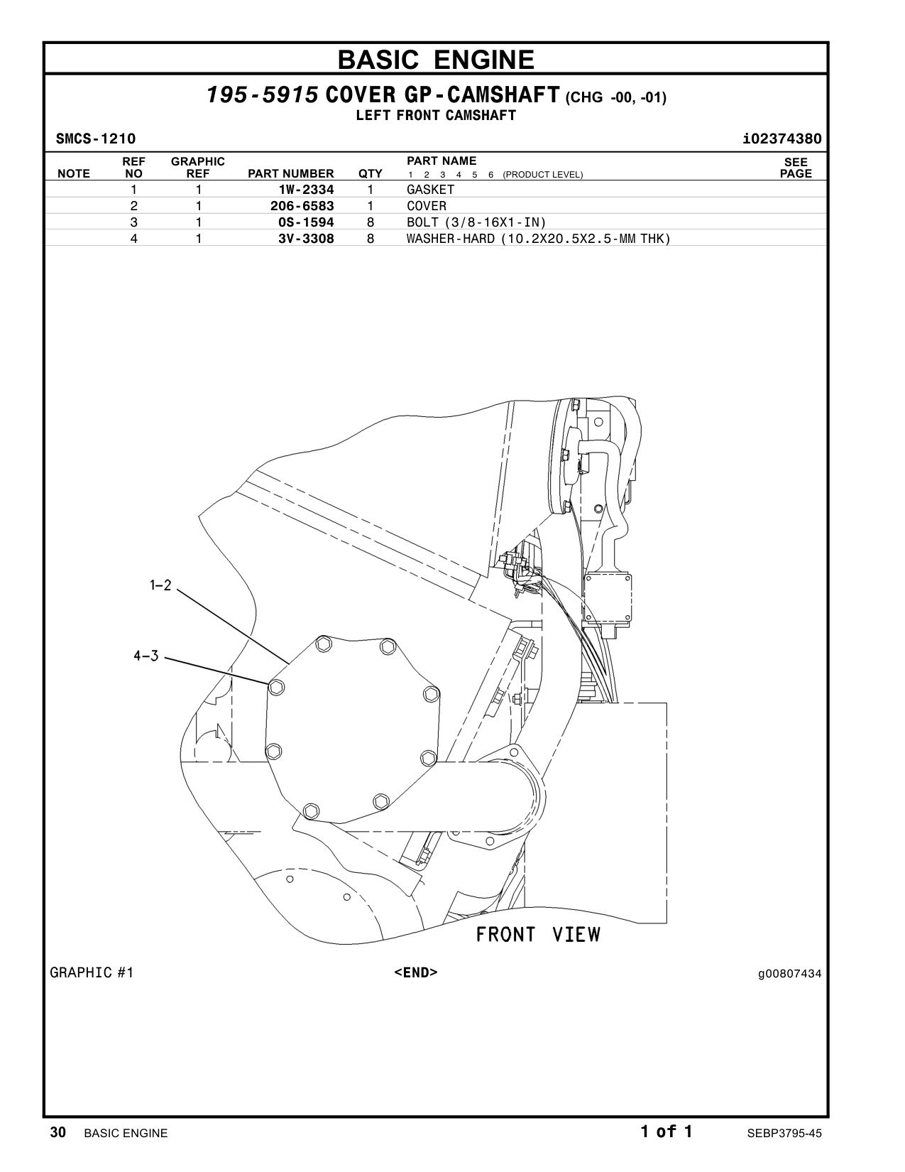 Sample 4 of Caterpillar G3616 Generator and Industial Heavy Duty Diesel Engine Parts Catalog [PDF]
