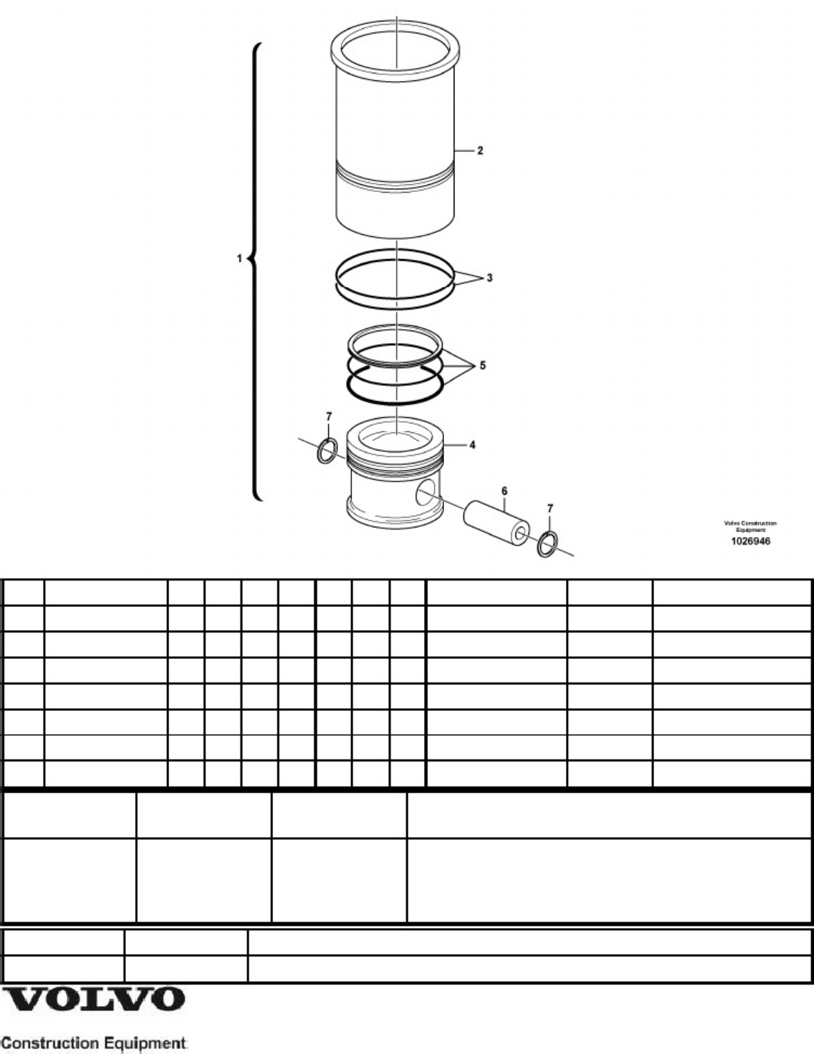 Sample 7 of Volvo CE L110E Wheel Loader Parts Catalog [PDF]