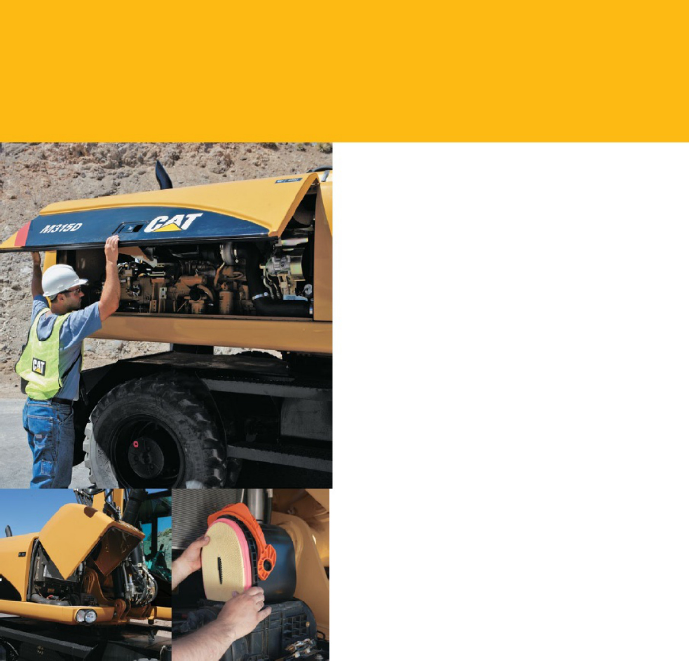 Caterpillar Prospekt Caterpillar M315D De Technical Manual [PDF] cover