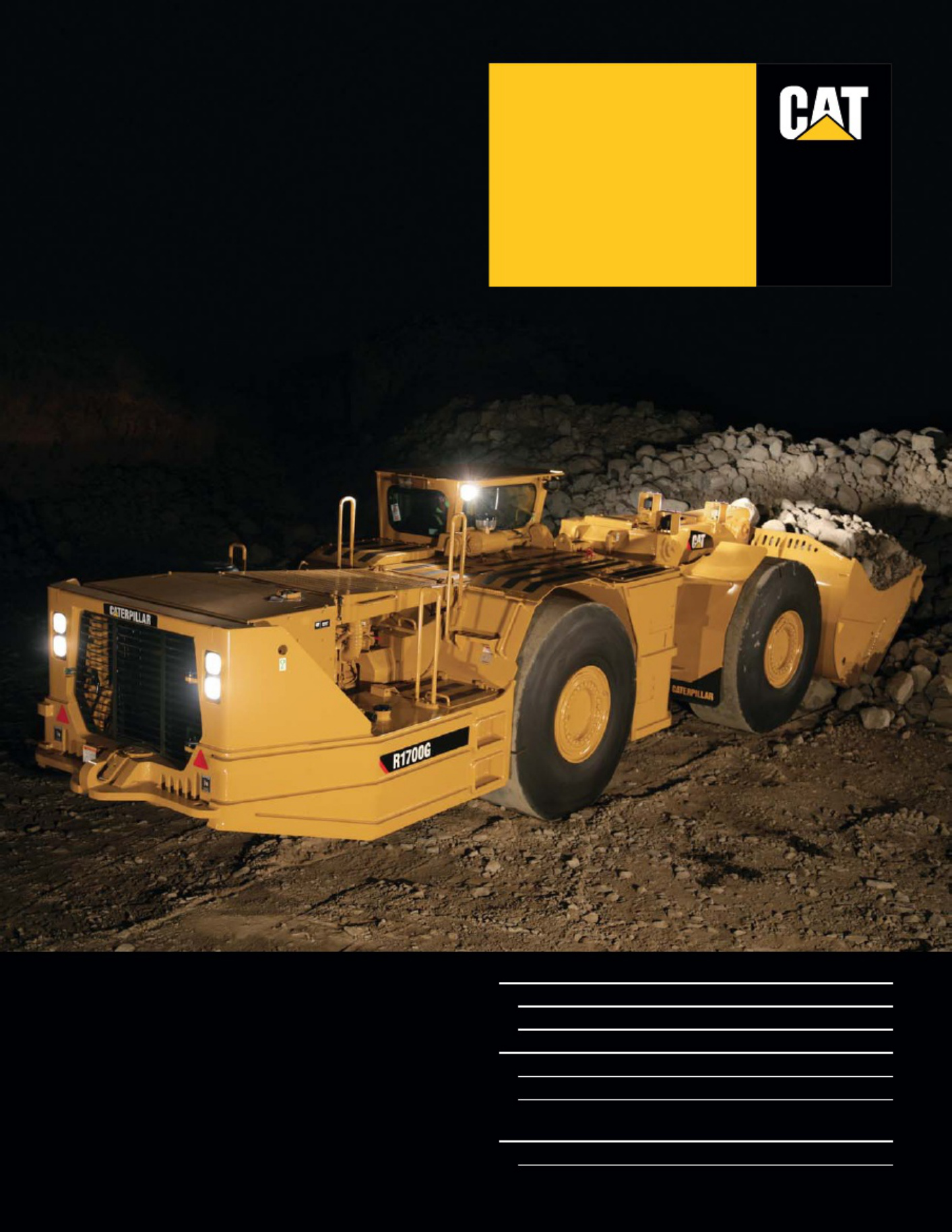 Caterpillar R1700G (12 - 5T) - Rus 2007 Technical Manual [PDF] cover