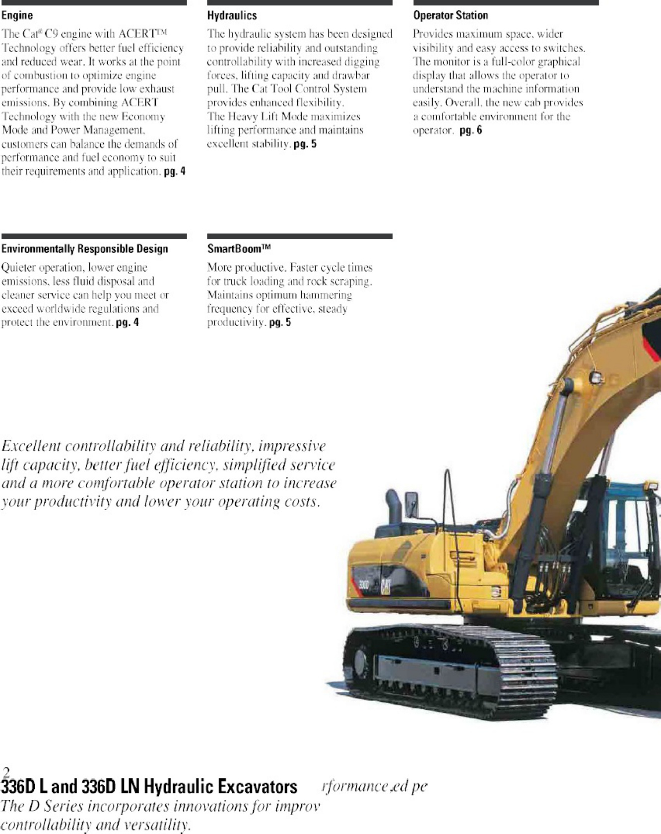Sample 2 of Caterpillar Technical Data Caterpillar 336D + Dln - Eng. Technical Manual [PDF]