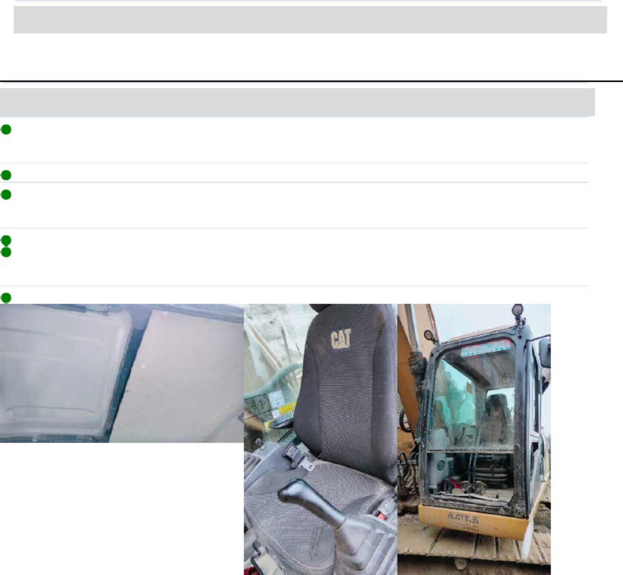 Sample 4 of Caterpillar 320D2 Inspection Report Technical Manual [PDF]
