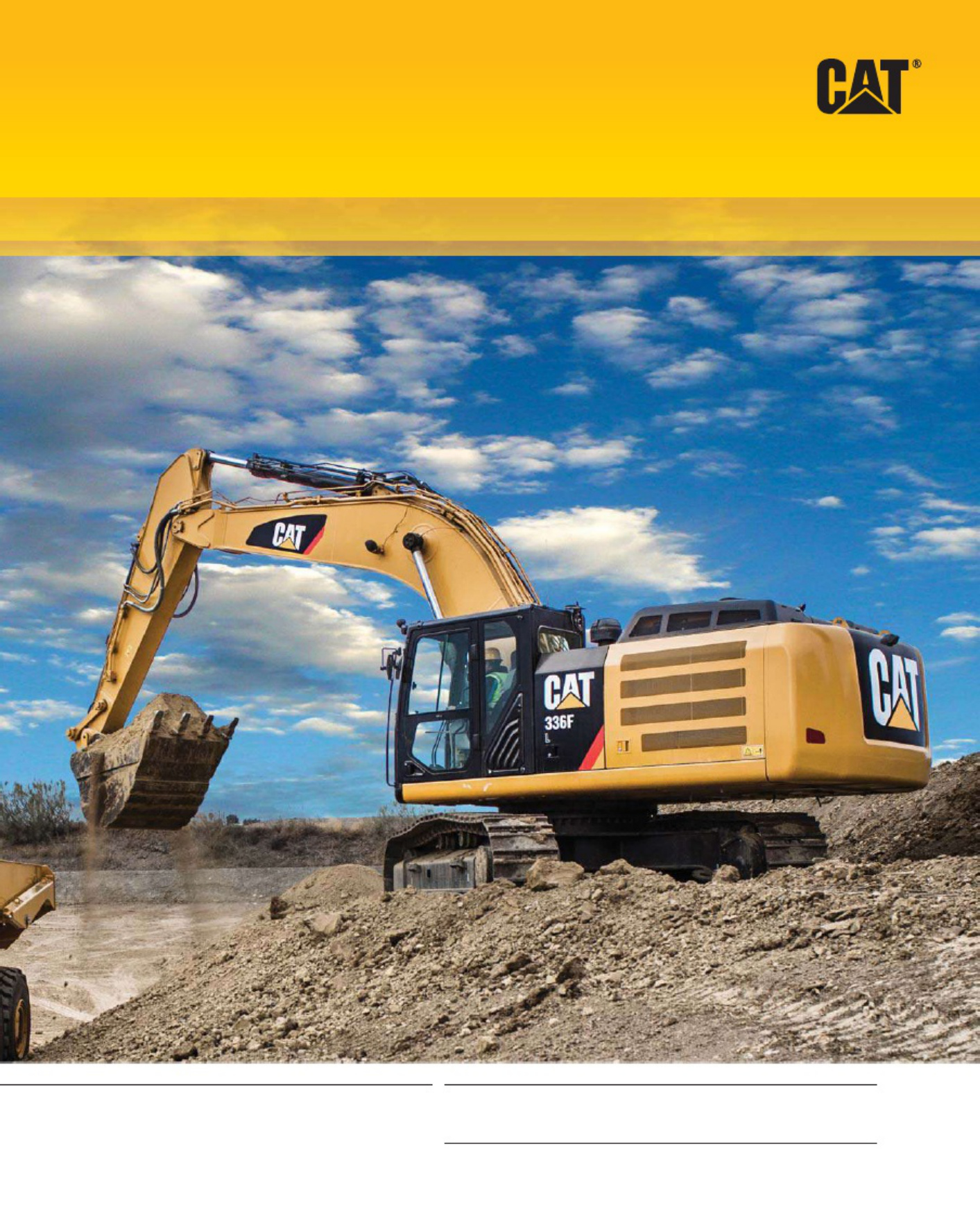 Caterpillar 336F L_ln Excavator Specifications Technical Manual [PDF] cover