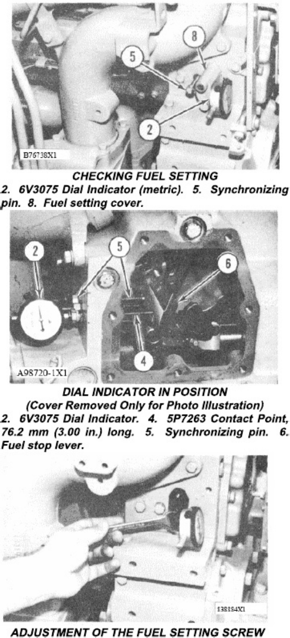 Sample 7 of Caterpillar 3508 Einstellungen Technical Manual [PDF]