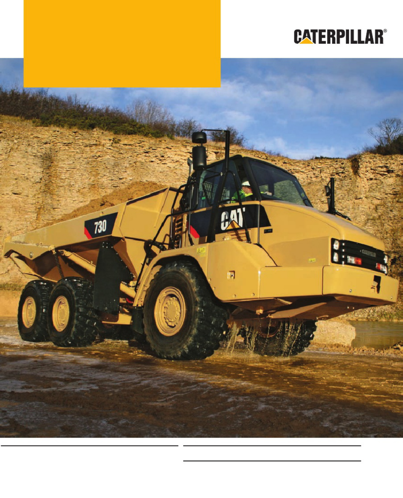 Caterpillar 730 Camión Articulado Caterpillar Pdf Technical Manual [PDF] cover