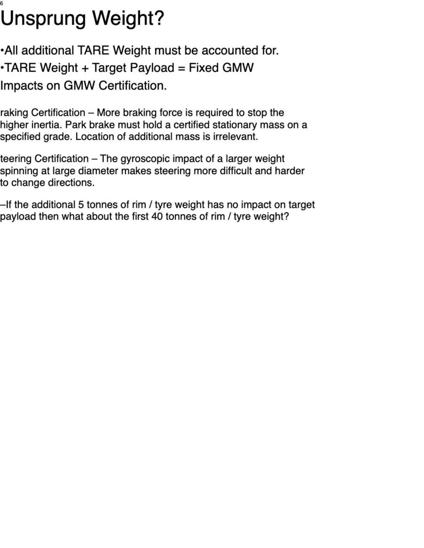 Sample 3 of Caterpillar 793 and 797 Tire Size Options Technical Manual [PDF]