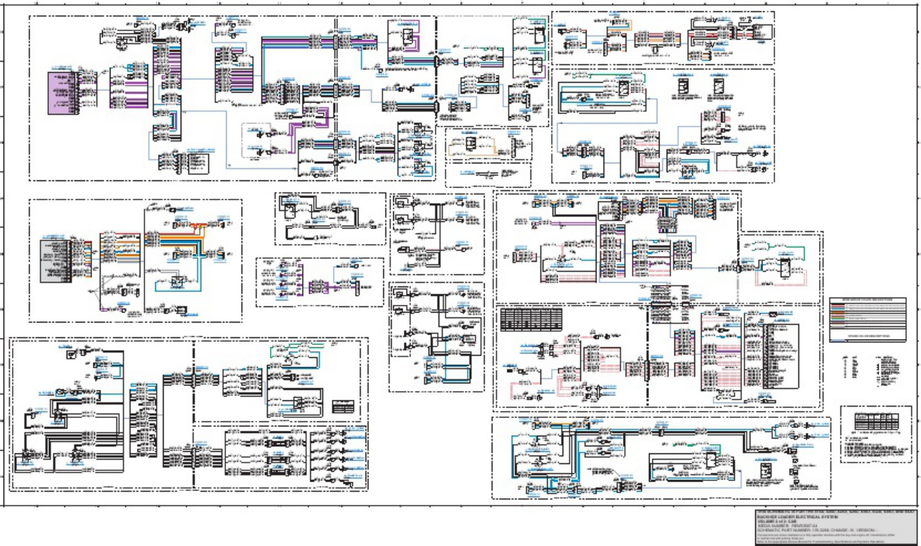 Sample 7 of Caterpillar Backhoe Loaders Schematic Guide Wheel Loader Complete Electrical Wiring Schematic & System Diagram [PDF]