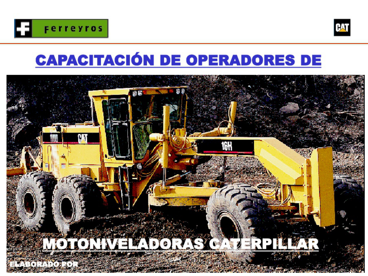 Caterpillar Capacitación En Motoniveladoras Caterpillar Technical Manual [PDF] cover