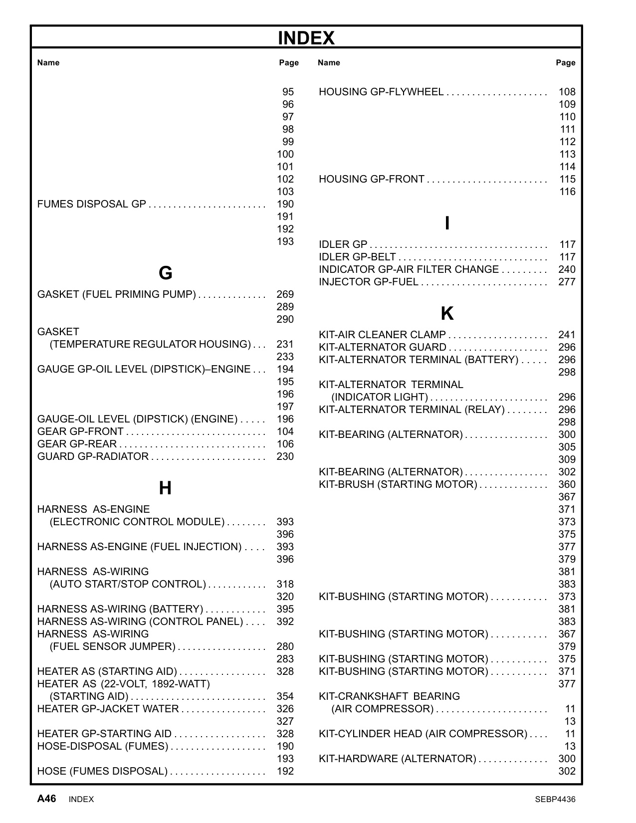 Sample 4 of Caterpillar CAT C7 850 Heavy Duty Diesel Engine Parts Catalog [PDF]