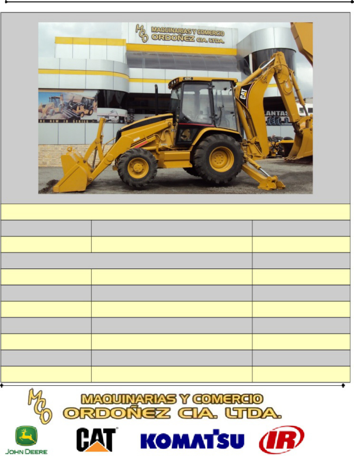 Sample 4 of Caterpillar Catálogo Maquinaria Pesada Caterpillar Technical Manual [PDF]
