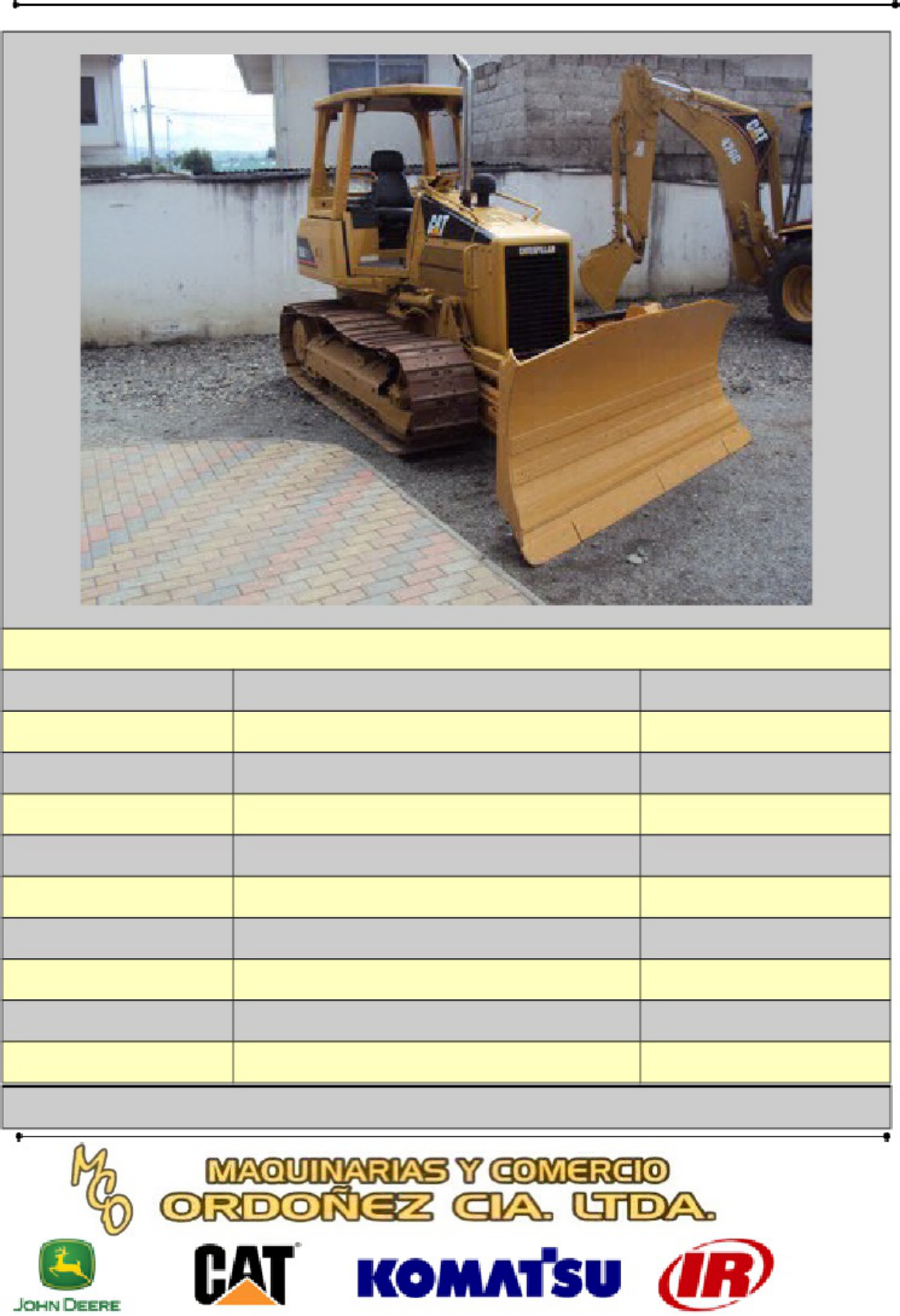 Sample 6 of Caterpillar Catálogo Maquinaria Pesada Caterpillar Technical Manual [PDF]