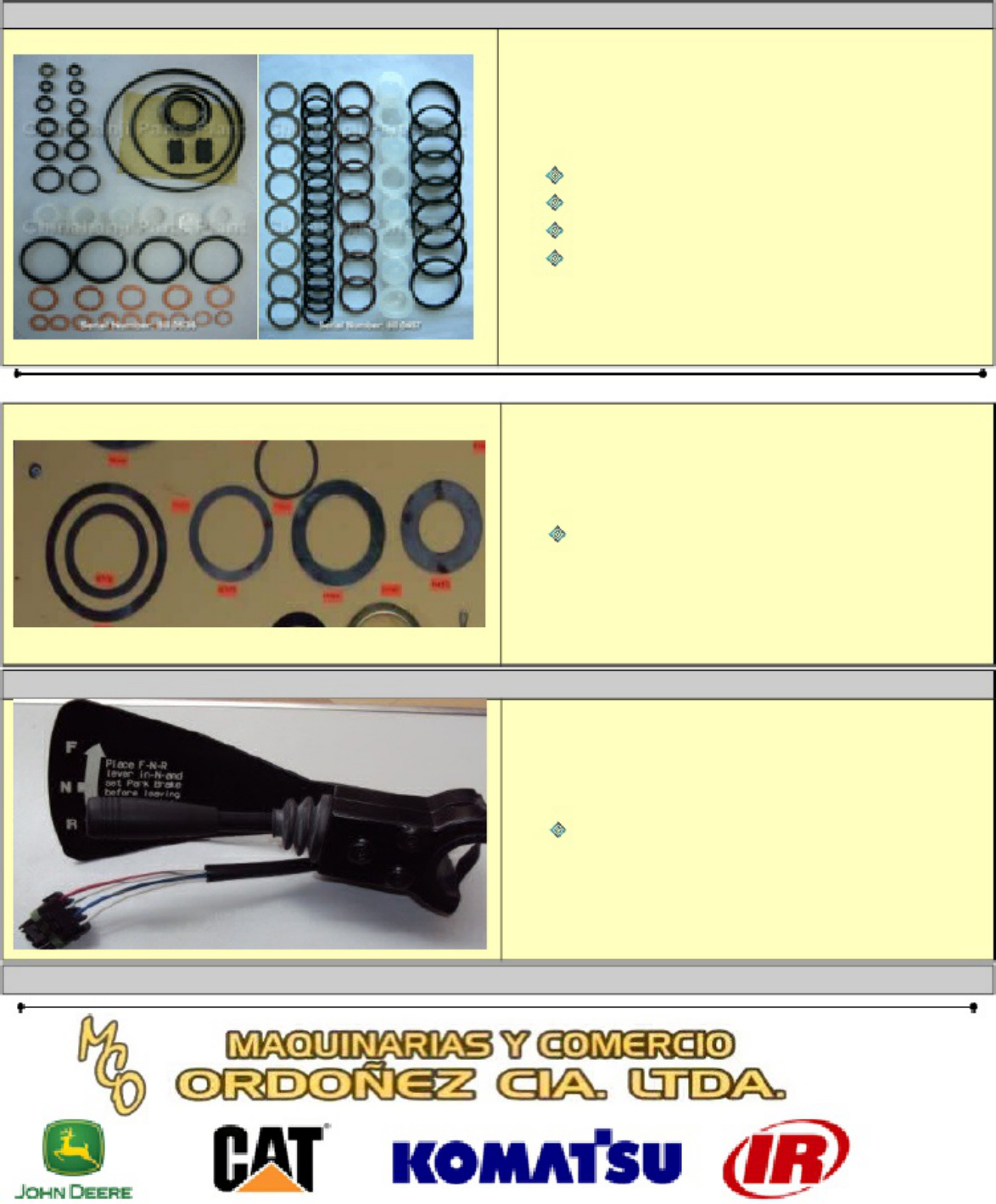 Sample 8 of Caterpillar Catálogo Maquinaria Pesada Caterpillar Technical Manual [PDF]