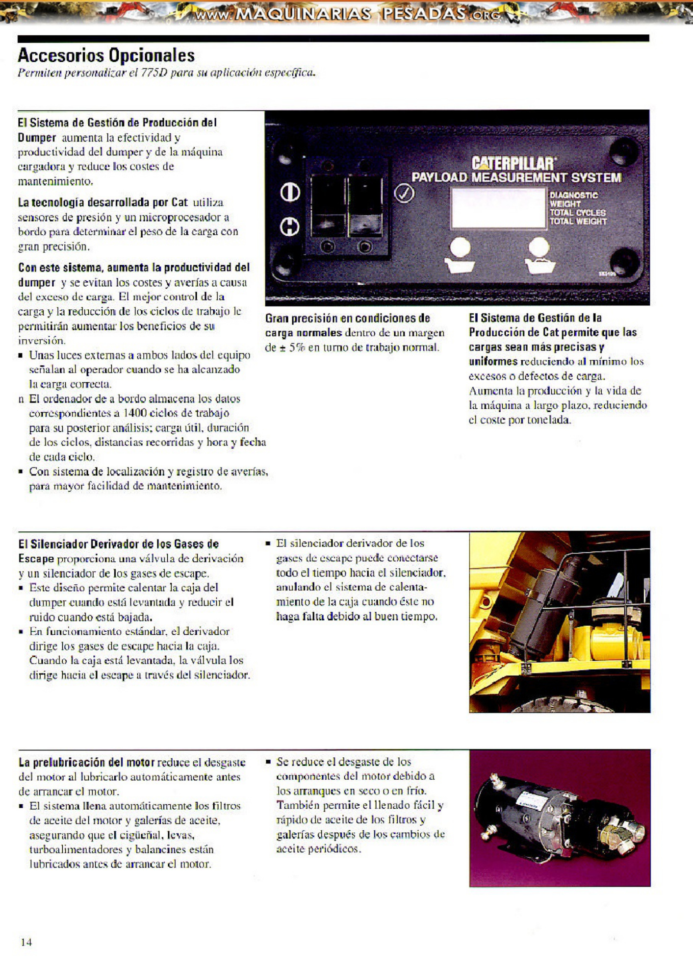 Sample 7 of Caterpillar Catalogo Camion Minero 775D Caterpillar Technical Manual [PDF]