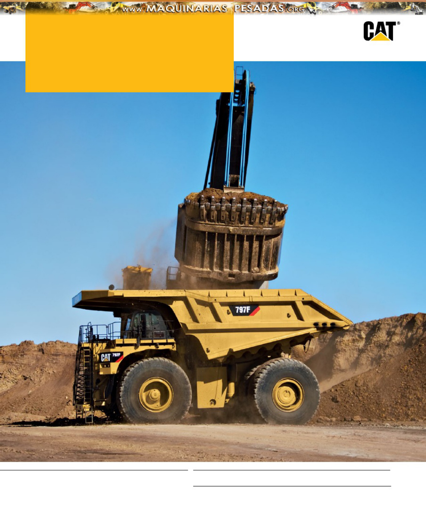Sample 3 of Caterpillar Catalogo Camion Minero 797F Caterpillar Technical Manual [PDF]