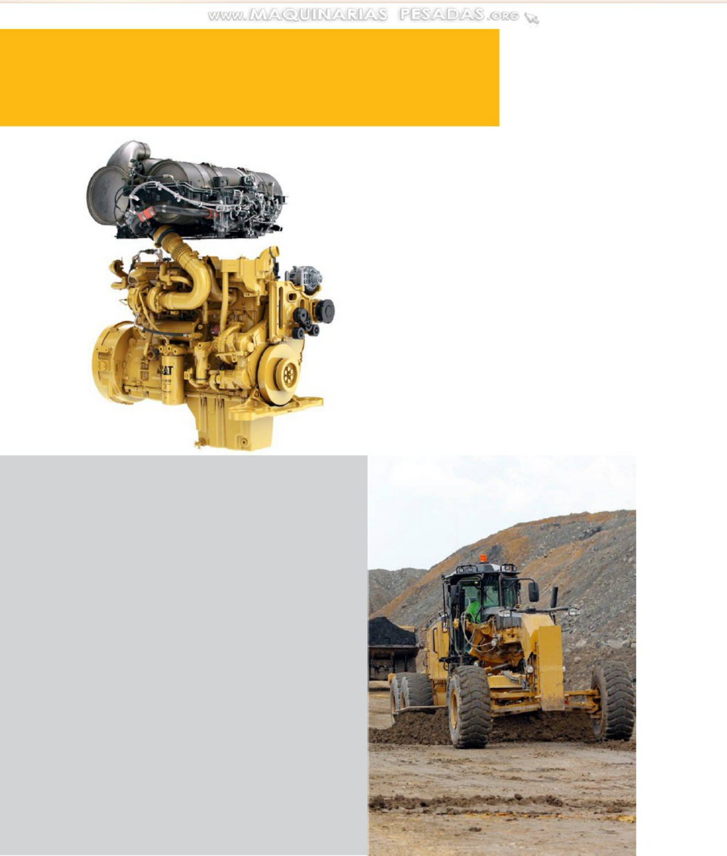 Sample 2 of Caterpillar Catalogo Motoniveladora 18M3 Caterpillar Especificaciones Technical Manual [PDF]