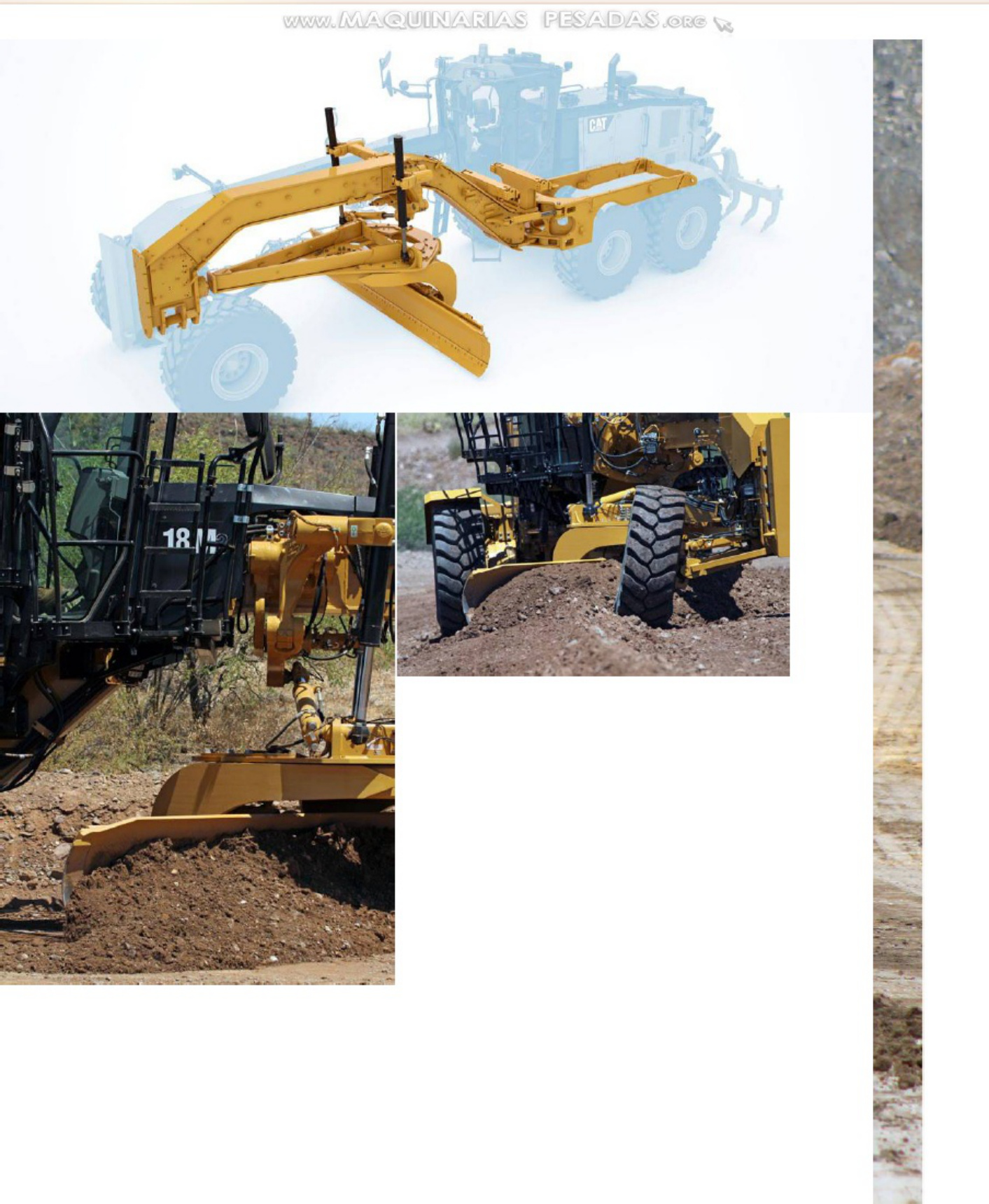 Sample 4 of Caterpillar Catalogo Motoniveladora 18M3 Caterpillar Especificaciones Technical Manual [PDF]