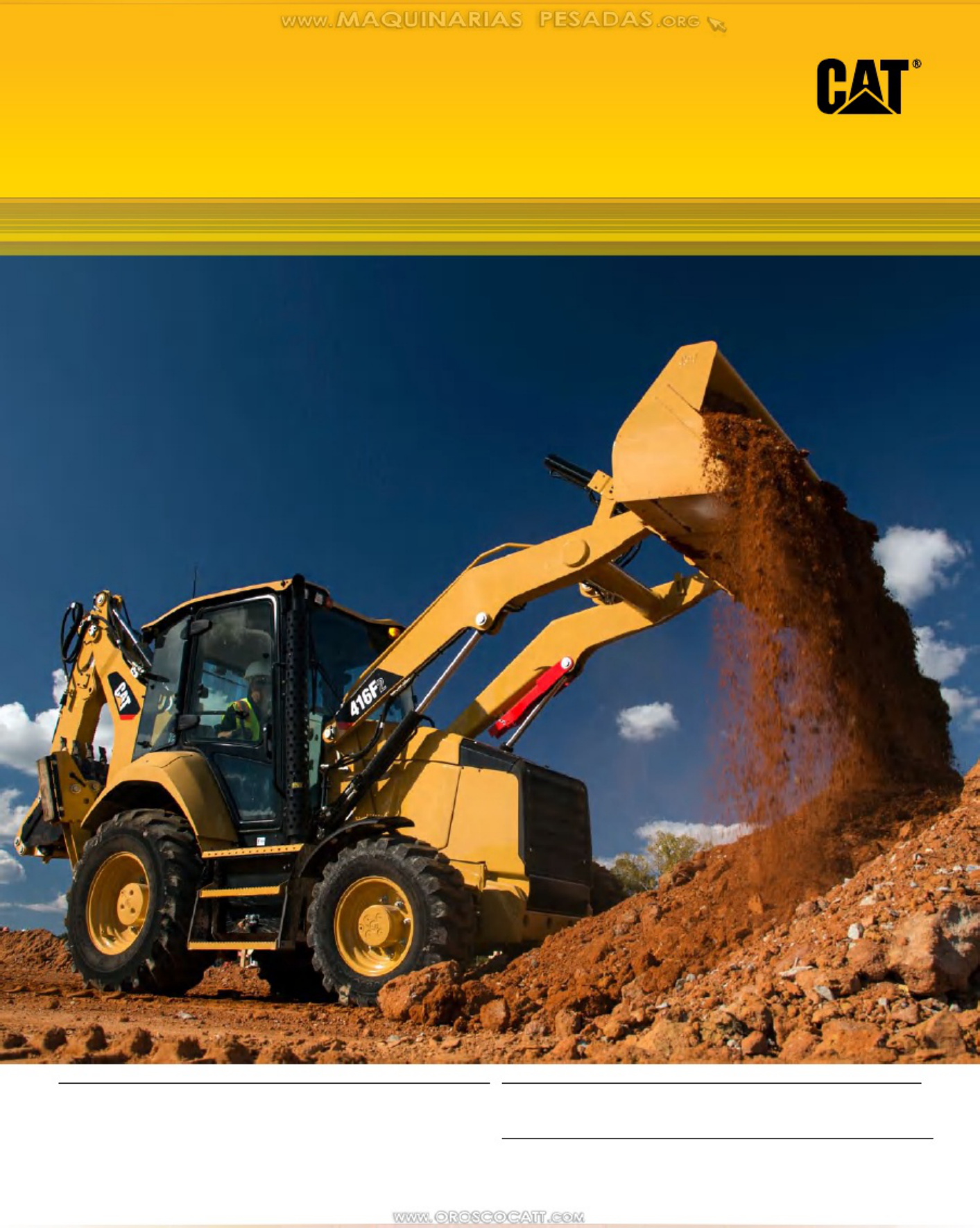 Caterpillar Catalogo Retroexcavadora Cargadora 416F2 Caterpillar Especificaciones Technical Manual [PDF] cover
