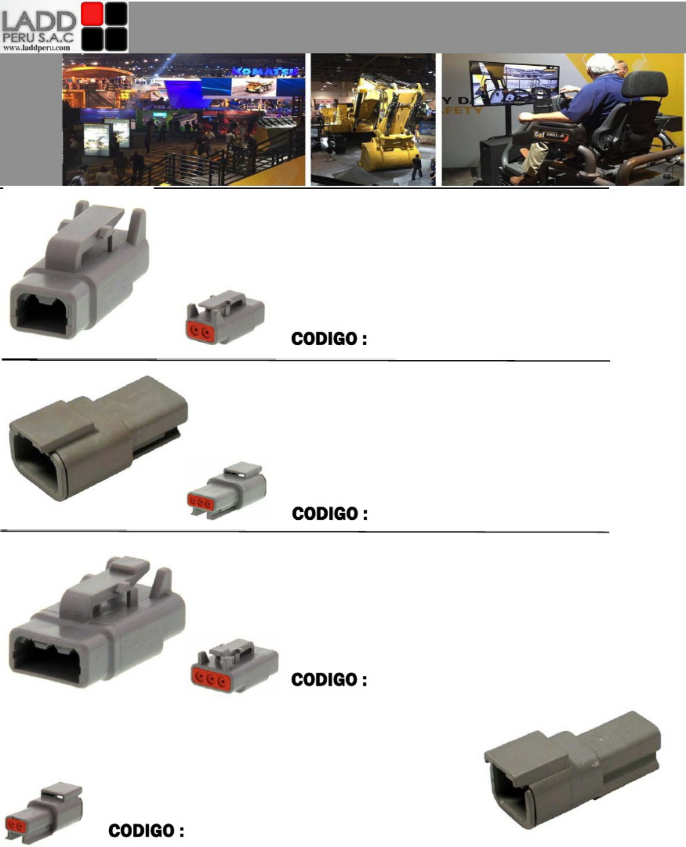 Sample 3 of Caterpillar Conectores Caterpillar Y Deutsch Technical Manual [PDF]