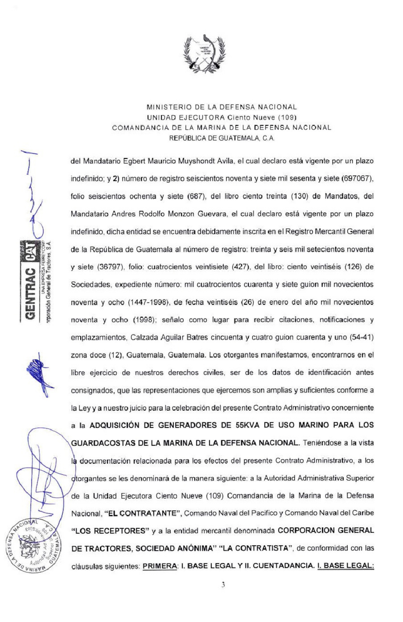 Sample 3 of Caterpillar Contrato Generadores Caterpillar Marina Technical Manual [PDF]