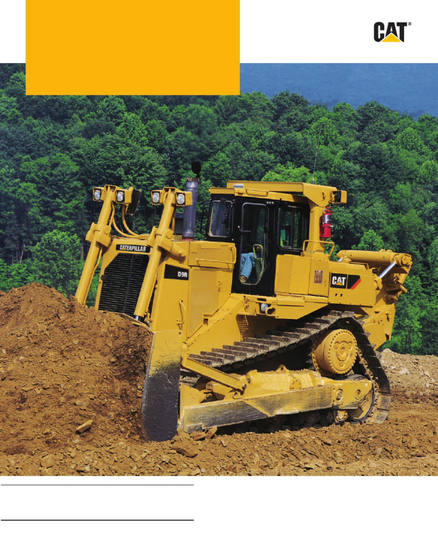 Caterpillar D9R Technical Manual [PDF] cover