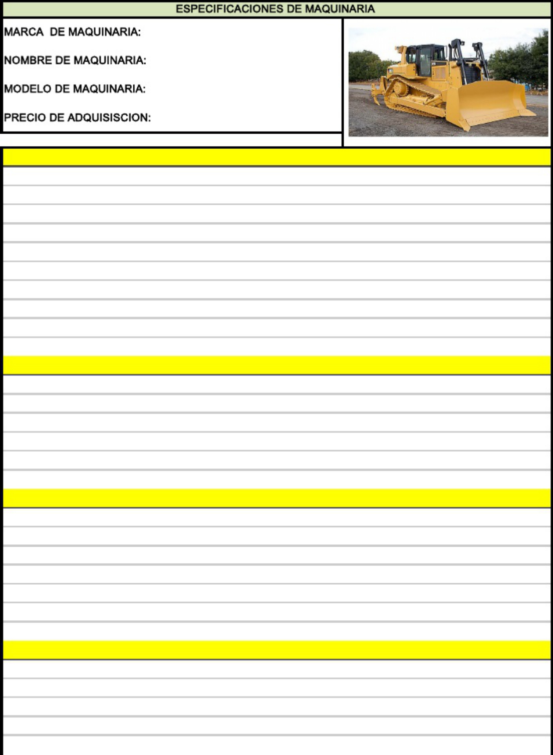 Caterpillar Especificaciones De Maquinaria Caterpillar Technical Manual [PDF] cover