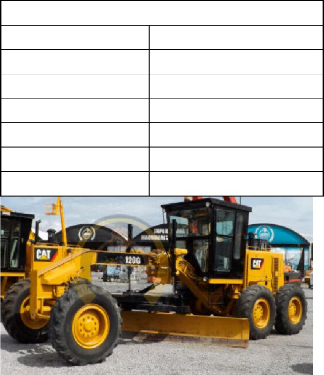 Sample 2 of Caterpillar Ficha Técnica De Motoniveladora Caterpillar Technical Manual [PDF]