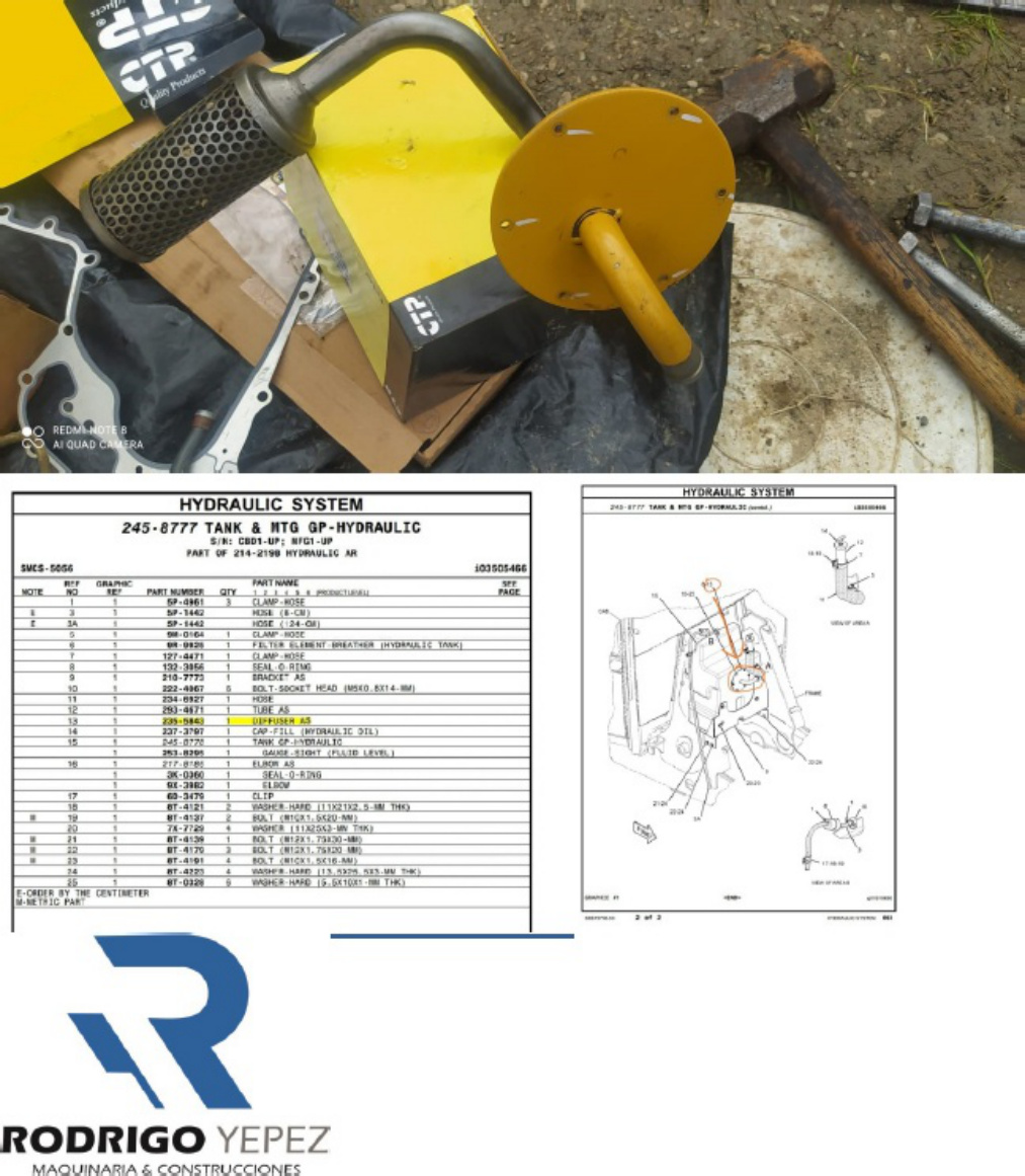 Sample 3 of Caterpillar Informe De Repuestos Retroexcavadora Caterpillar Technical Manual [PDF]