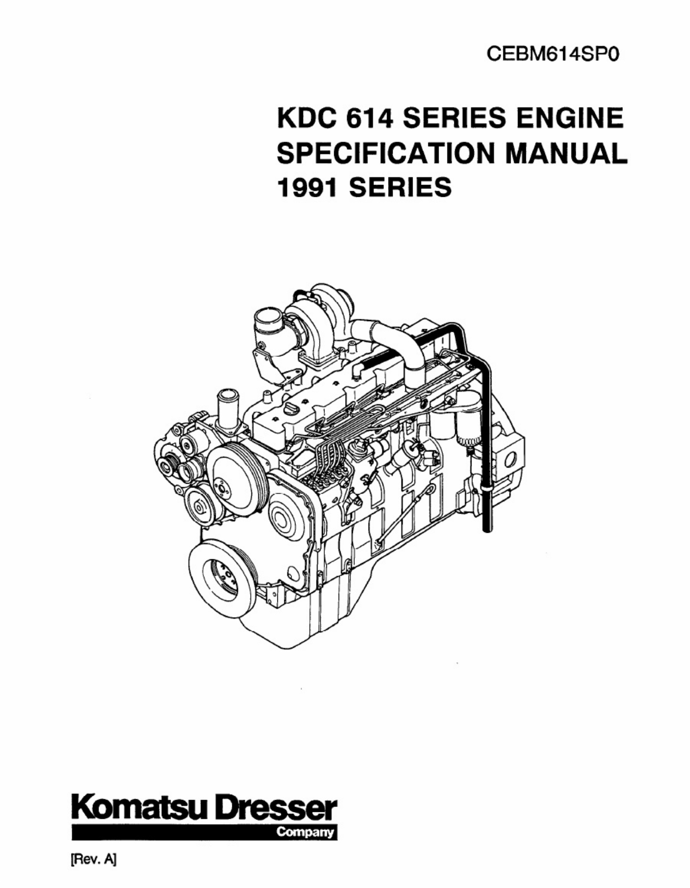 Sample 2 of Caterpillar KDC 614 Series Engine Specific Technical Manual [PDF]
