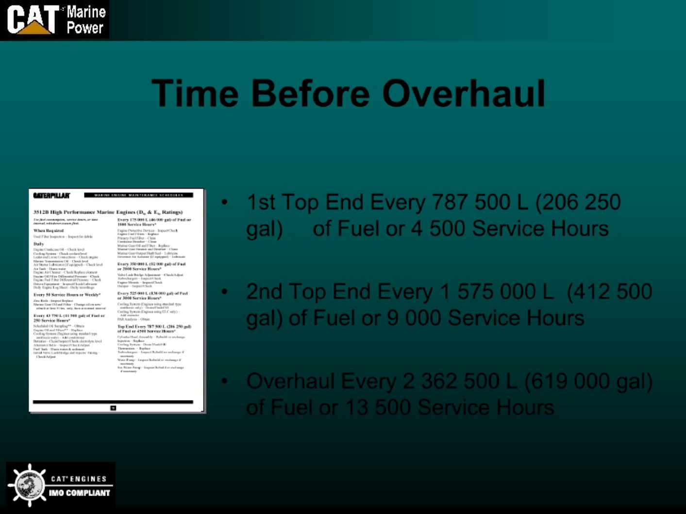 Sample 5 of Caterpillar Marine Engine Ratings Guide Technical Manual [PDF]