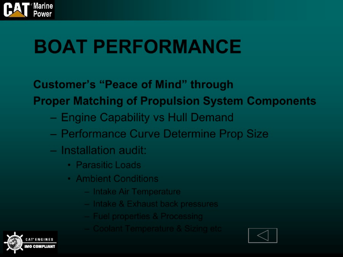 Sample 8 of Caterpillar Marine Engine Ratings Guide Technical Manual [PDF]