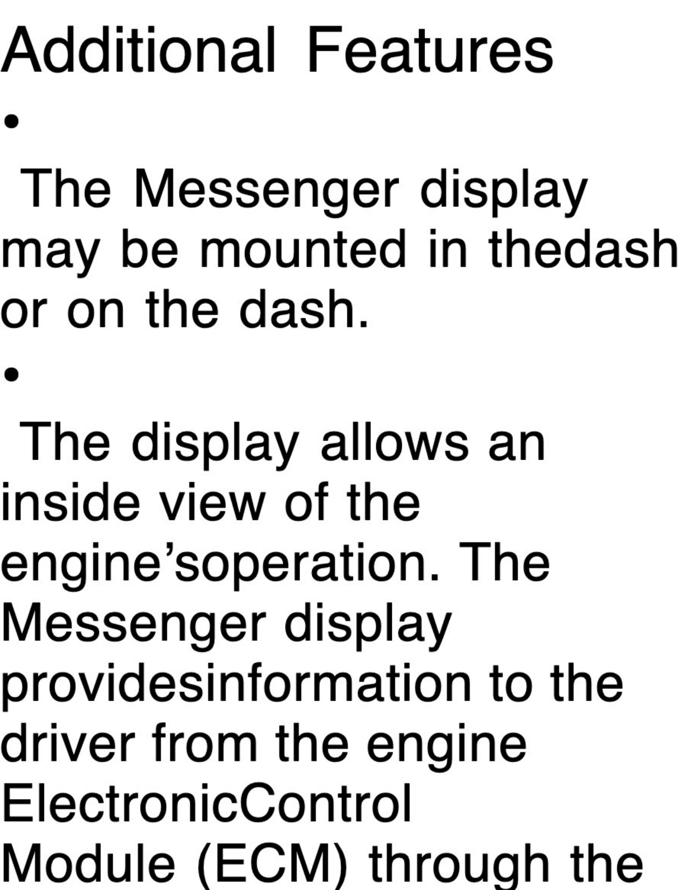 Sample 3 of Caterpillar Messenger Display Guide Technical Manual [PDF]