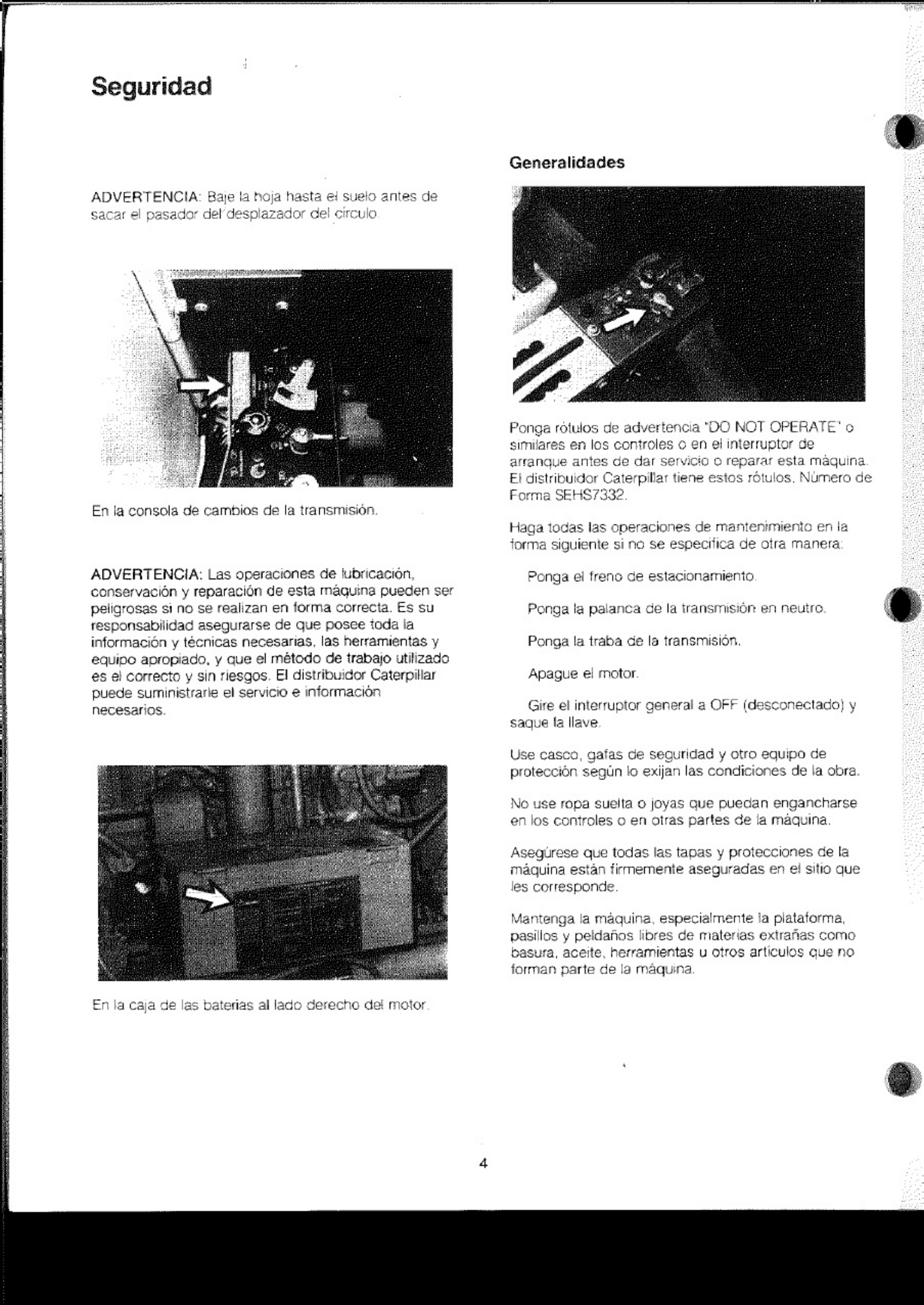 Sample 5 of Caterpillar Motoniveladora 16G 1-4 Technical Manual [PDF]