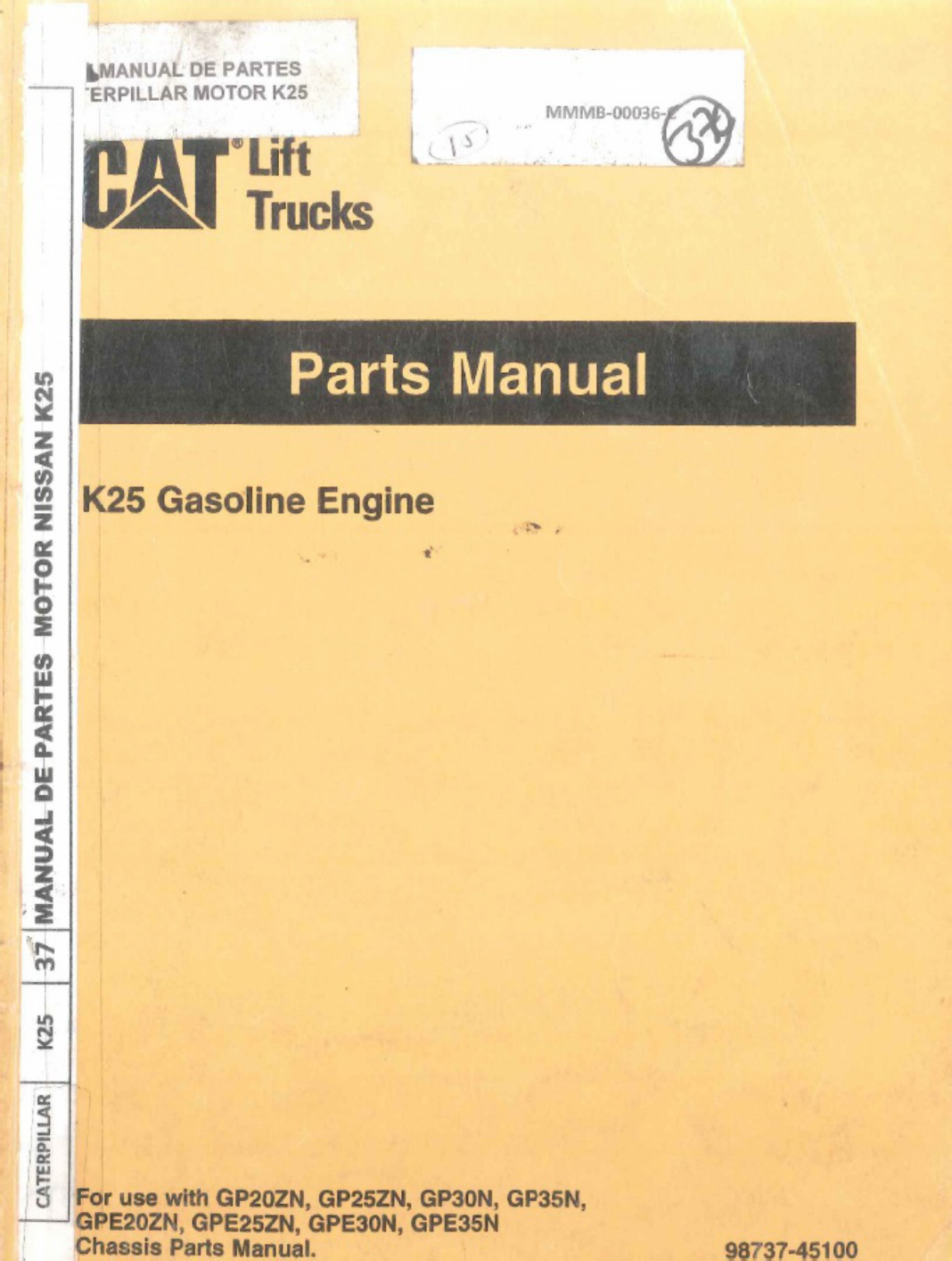 Sample 2 of Caterpillar Motor CAT K25 Technical Manual [PDF]
