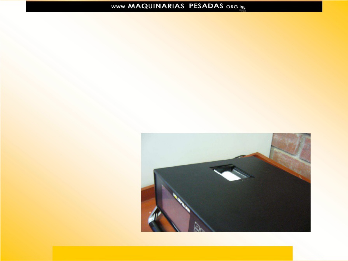 Sample 7 of Caterpillar Pamas S-40 Particle Counter Guide Technical Manual [PDF]