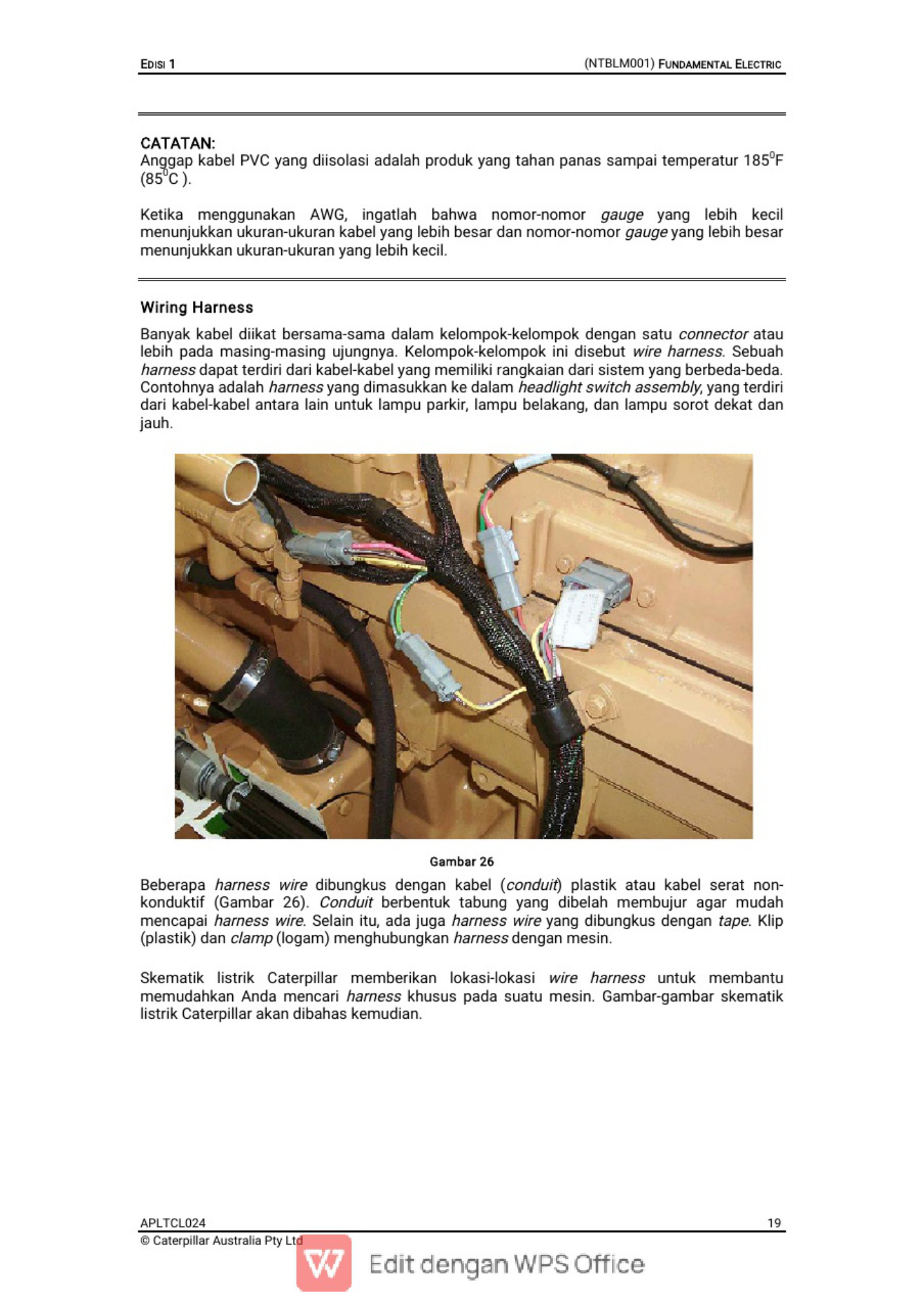 Sample 5 of Caterpillar Panduan Dasar Listrik Caterpillar Technical Manual [PDF]