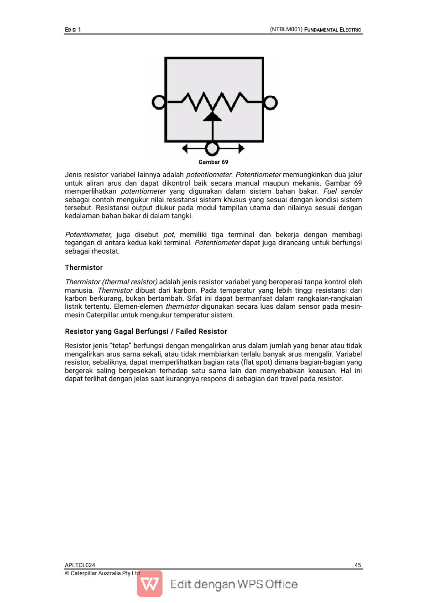 Sample 7 of Caterpillar Panduan Dasar Listrik Caterpillar Technical Manual [PDF]