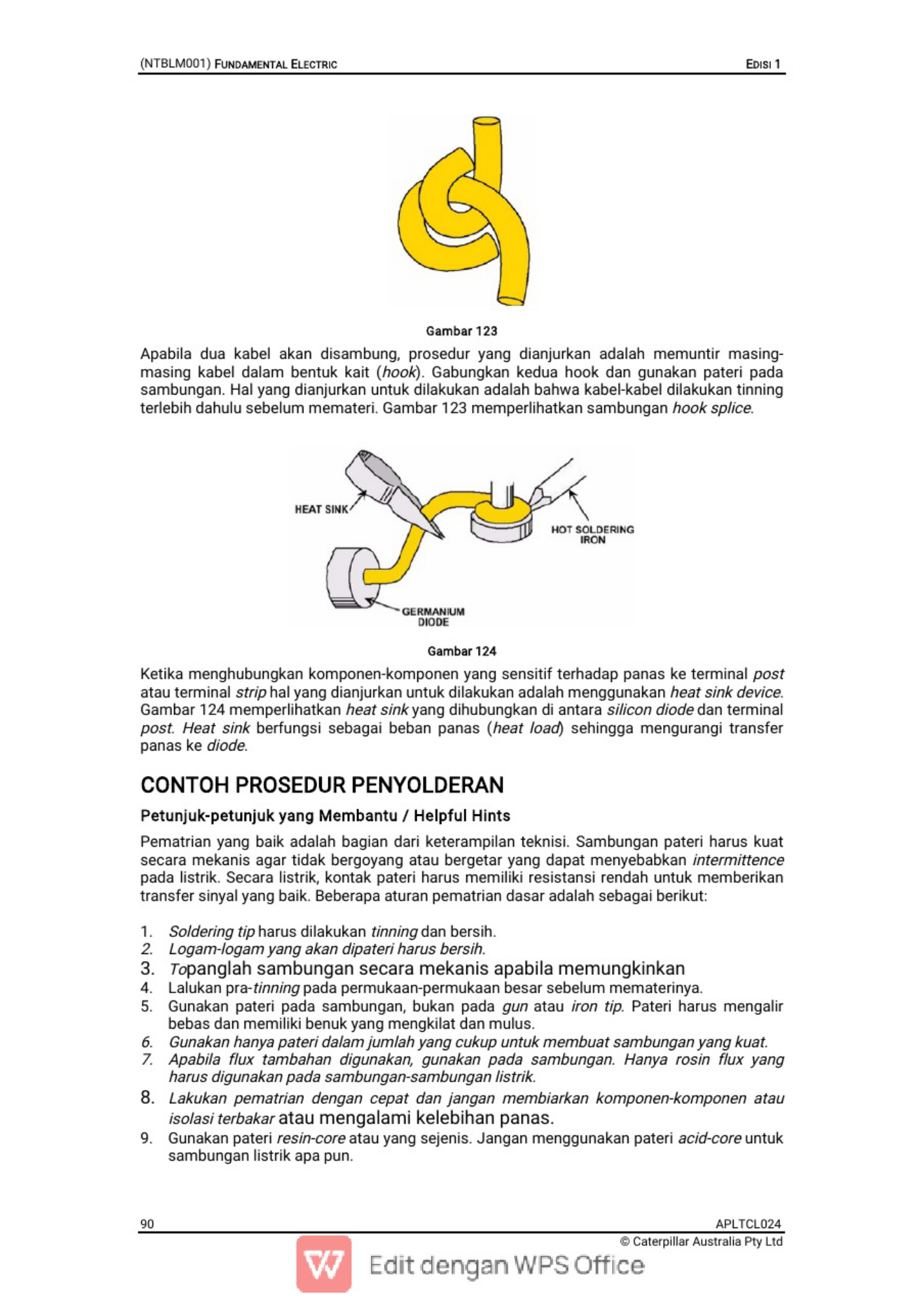 Sample 8 of Caterpillar Panduan Dasar Listrik Caterpillar Technical Manual [PDF]