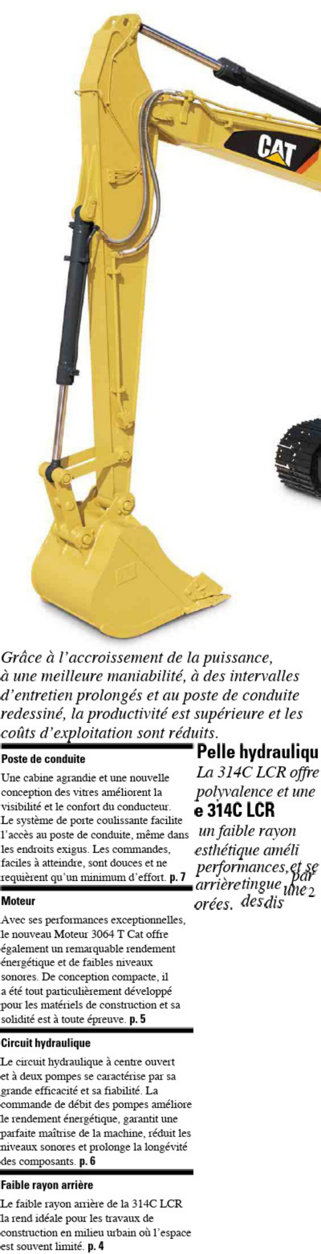 Sample 2 of Caterpillar Pelle hydraulique 314C LCR Cat Technical Manual [PDF]
