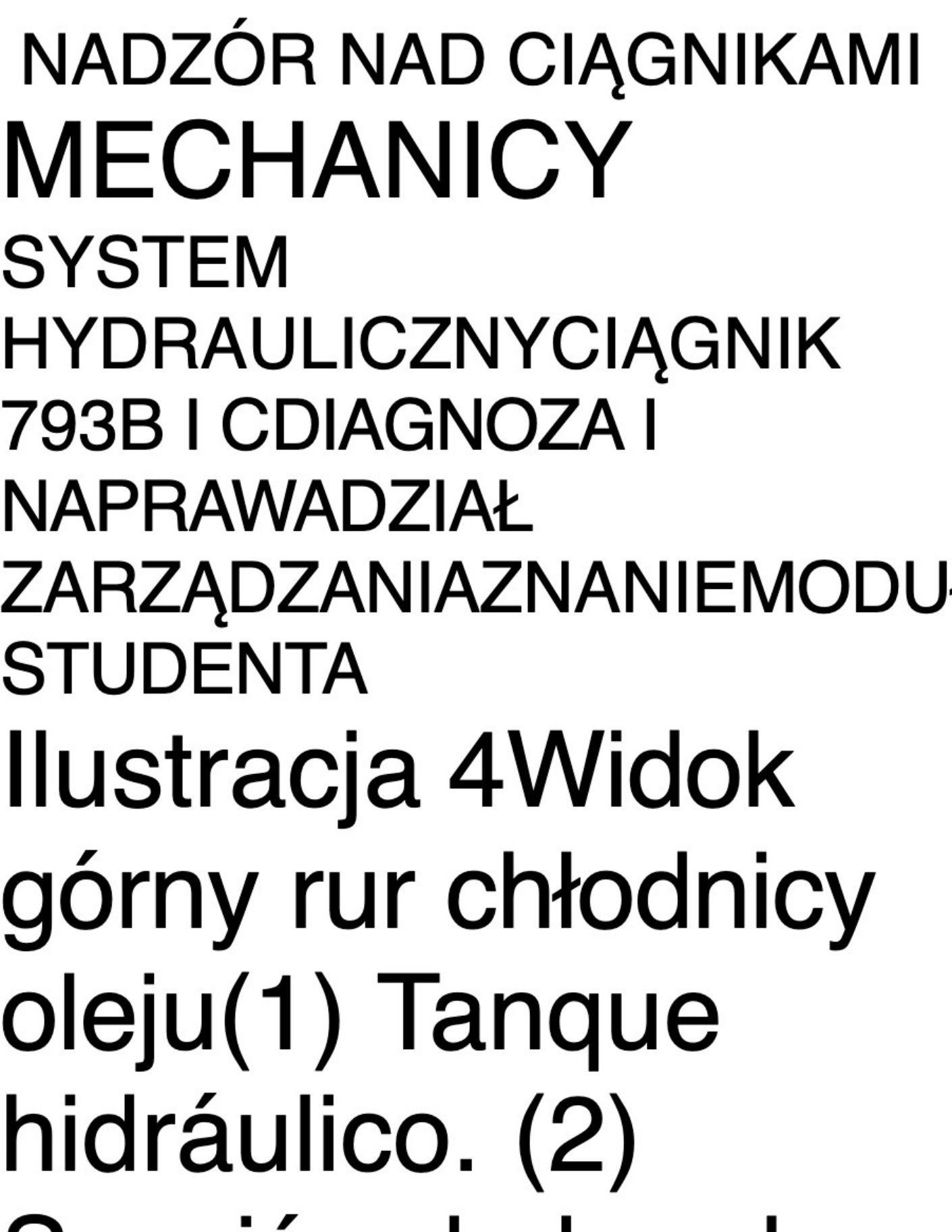 Caterpillar Podręcznik Systemu Hydraulicznego Ciężarówki 793B 793C Caterpillar Technical Manual [PDF] cover