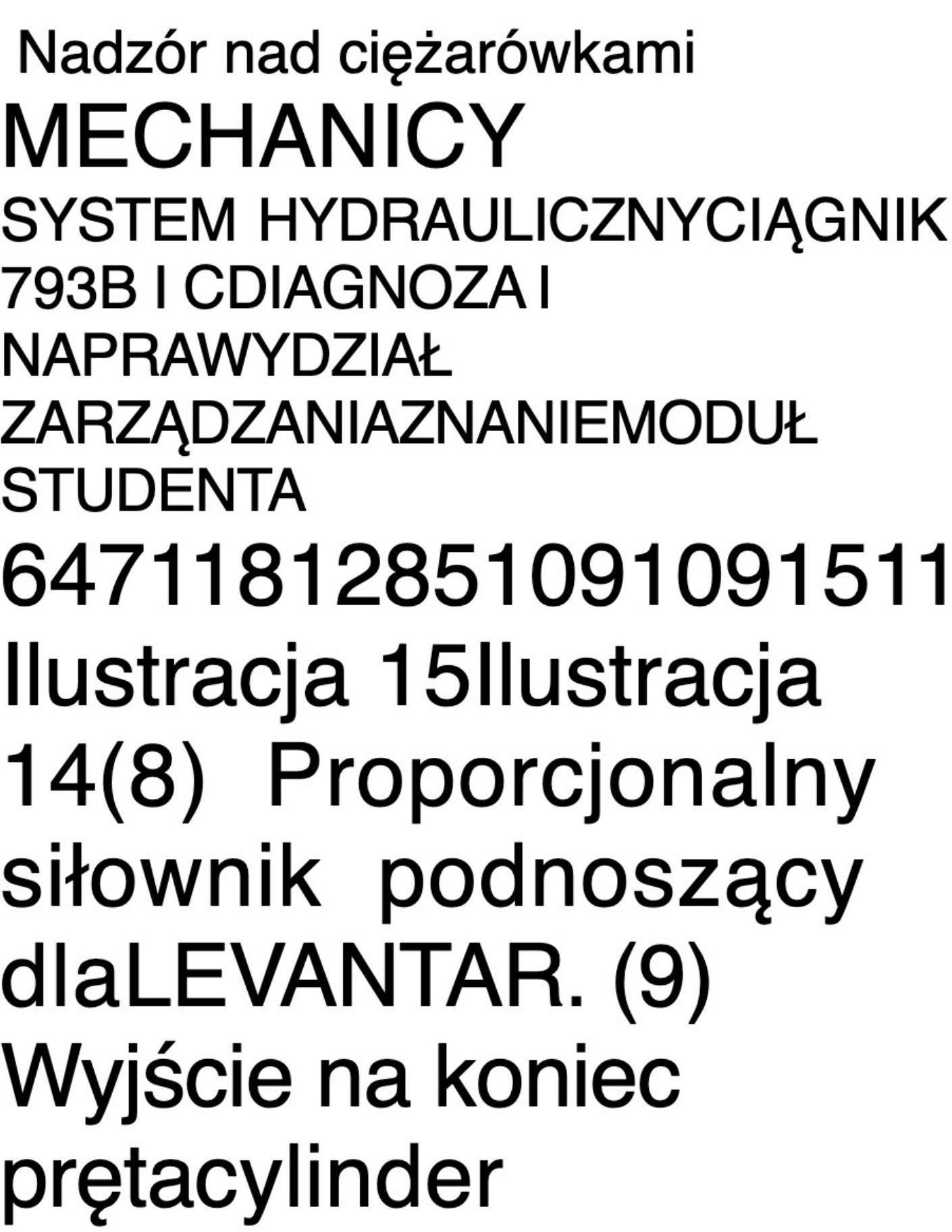 Sample 6 of Caterpillar Podręcznik Systemu Hydraulicznego Ciężarówki 793B 793C Caterpillar Technical Manual [PDF]