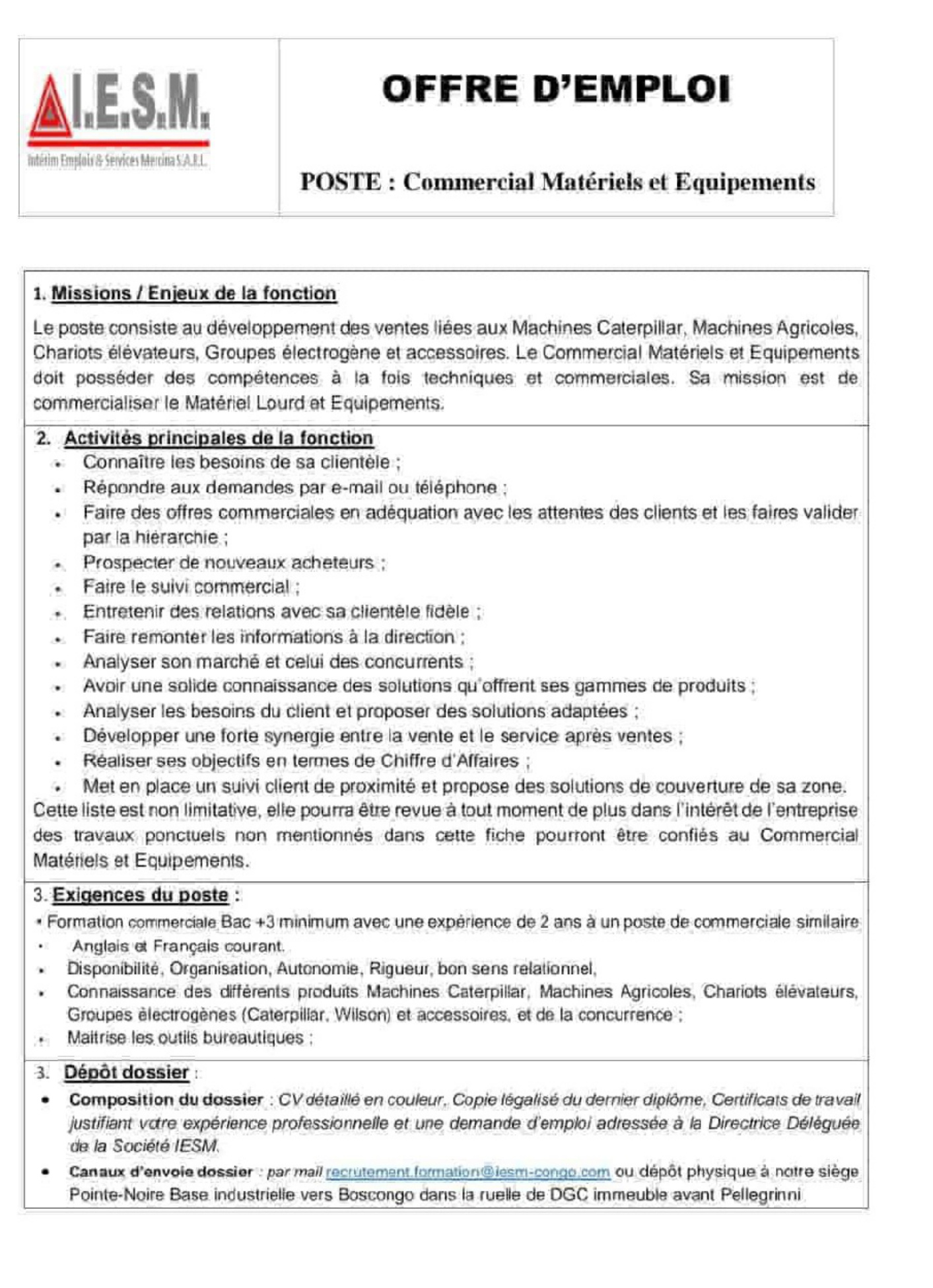 Caterpillar Recrutement Commercial Caterpillar Afrique Technical Manual [PDF] cover