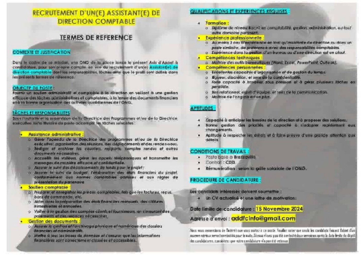 Sample 2 of Caterpillar Recrutement Commercial Caterpillar Afrique Technical Manual [PDF]