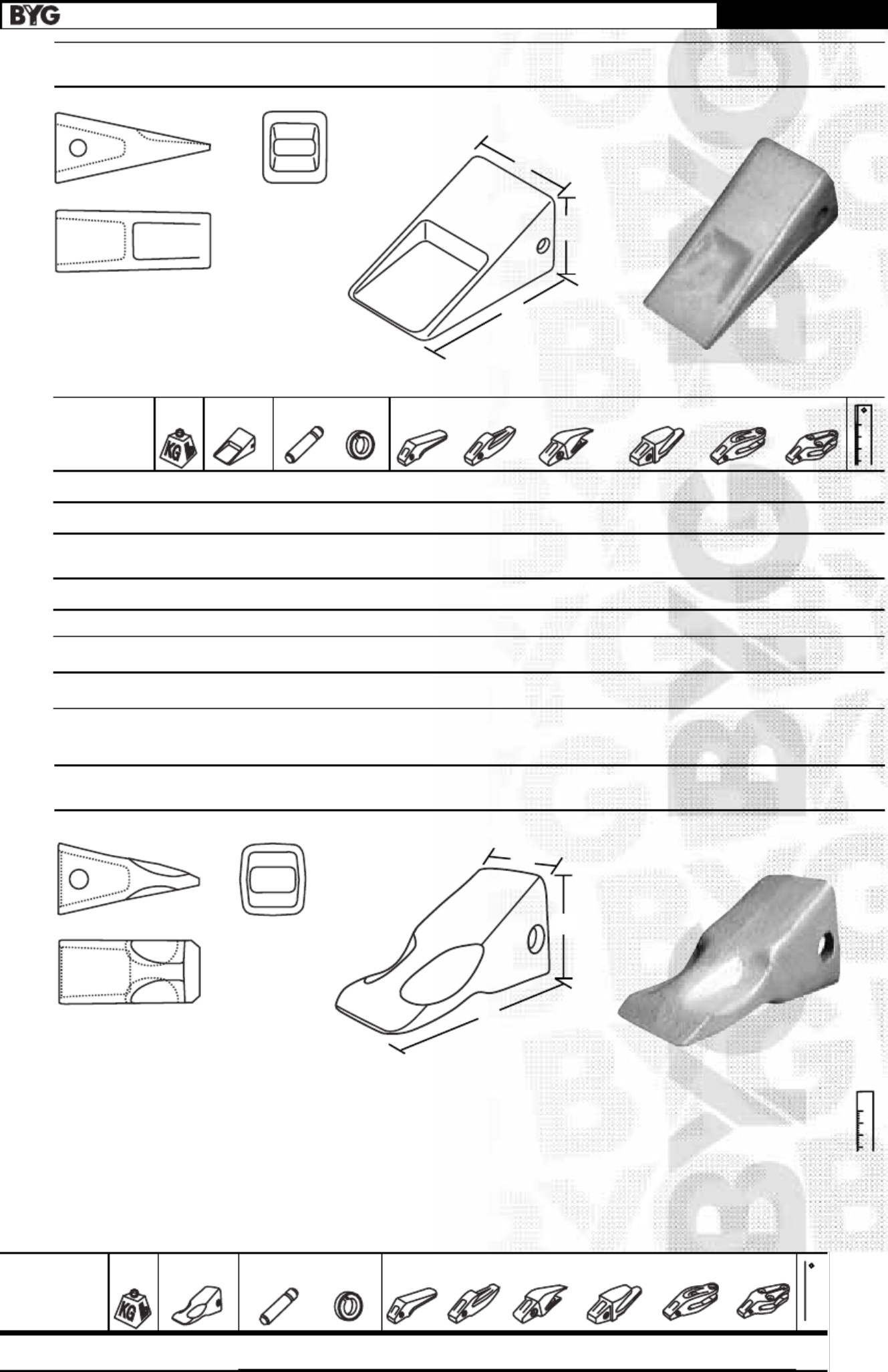Sample 3 of Caterpillar Teeth Reference Guide Technical Manual [PDF]