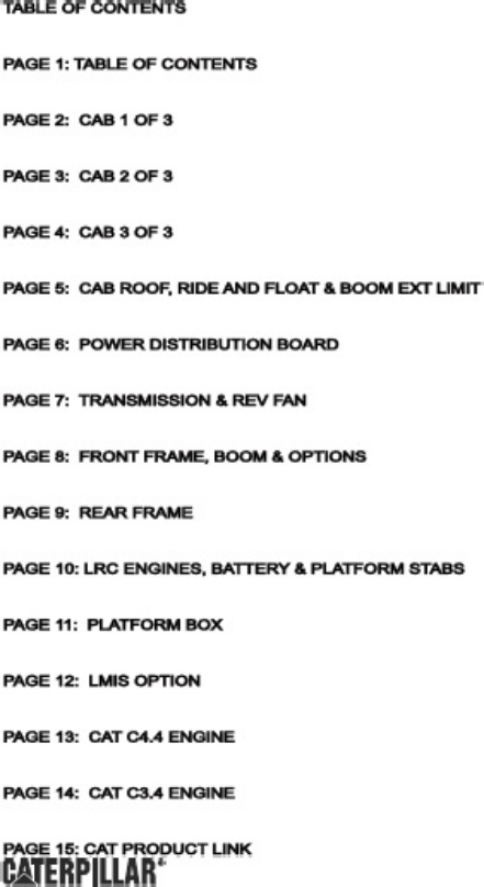 Caterpillar TH337C Caterpillar Wiring Diagram Complete Electrical Wiring Schematic & System Diagram [PDF] cover