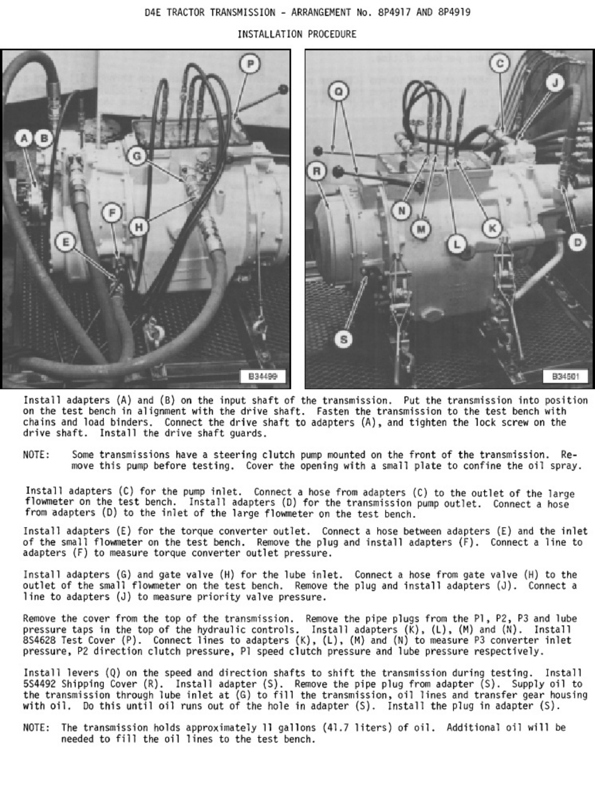 Sample 6 of Caterpillar Tractor Transmission Arrangements Technical Manual [PDF]
