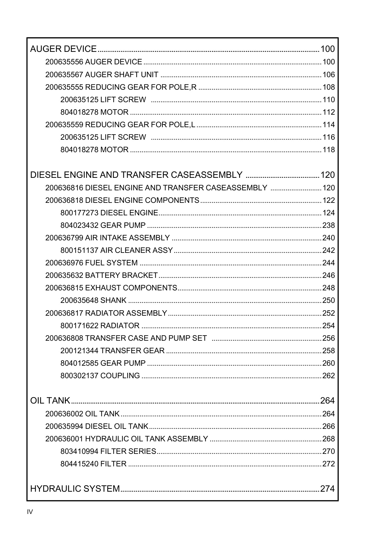 Sample 2 of XCMG RP605 Paver Parts Catalog [PDF]